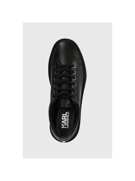 Sneakersy Karl Lagerfeld skórzane czarne