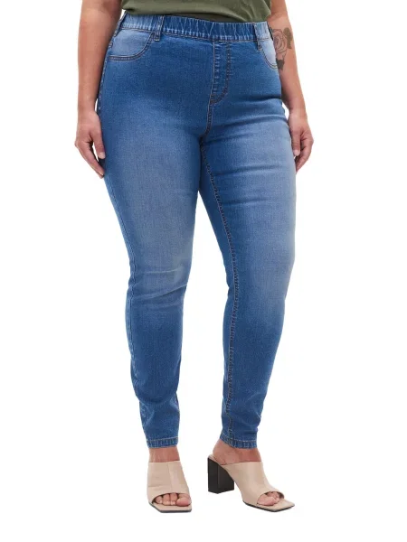 Zizzi Jeans denim albastru