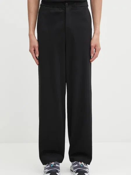 Pangaia pantaloni de DNA Interlock Trouser drept negru