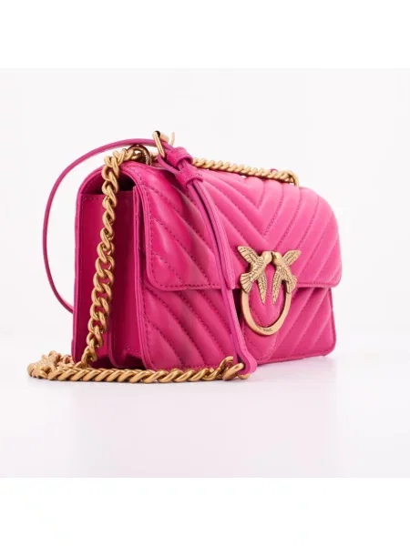 Mała mały torebka Pinko elegancka różowa