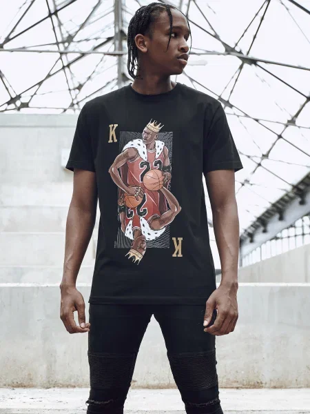 Тениска Mister Tee черно