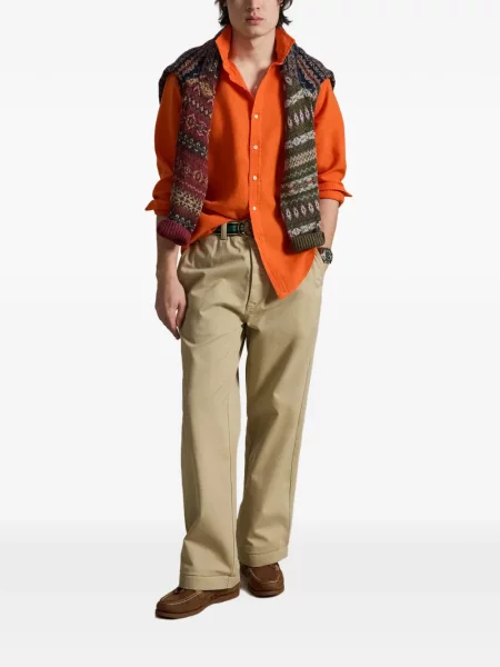 Czapka z daszkiem Polo Ralph Lauren w kratkę z twillu biznesowa niebieska