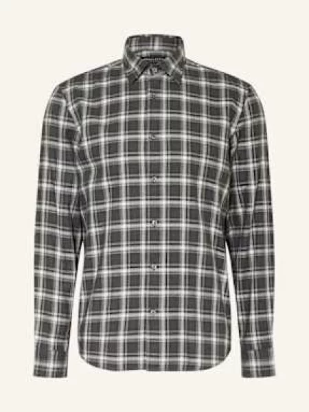 Marc O'polo Košile Regular Fit tmavě šedá bílá