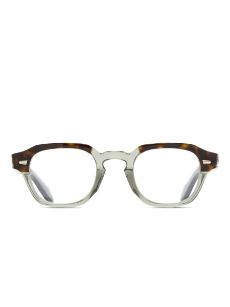 Ochelari de soare Cutler And Gross cu imprimeu geometric verde