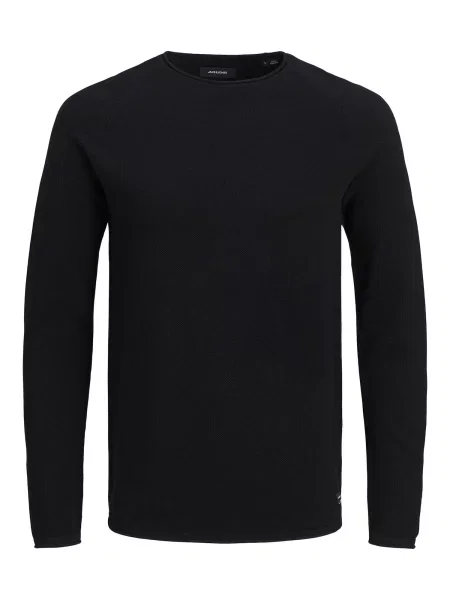 JACK & JONES Pulover Hill' negru