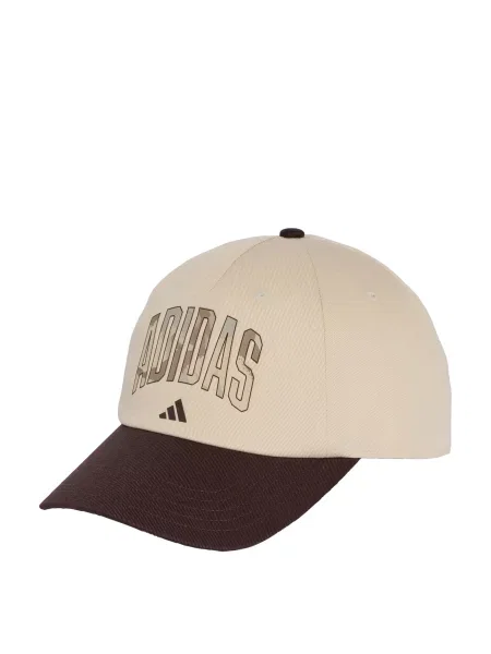 ADIDAS PERFORMANCE Sportovní kšiltovka / brokátová / tmavě hnědá béžová