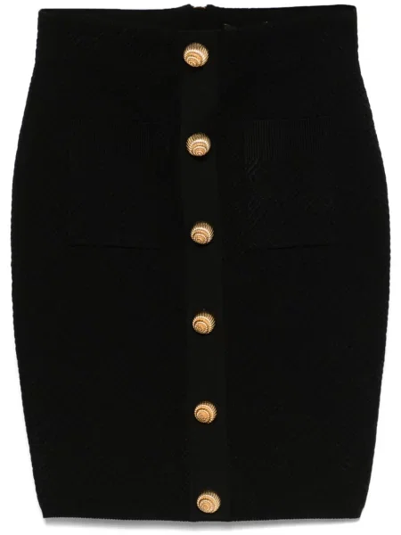 Mała mały spódnica mini Balmain czarna