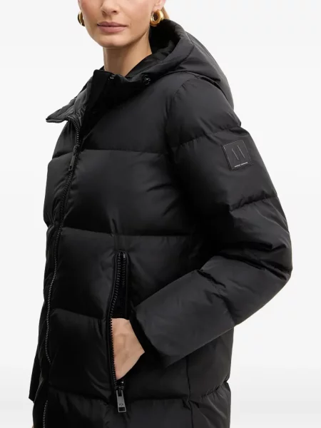 Geacă Armani Exchange cu glugă negru