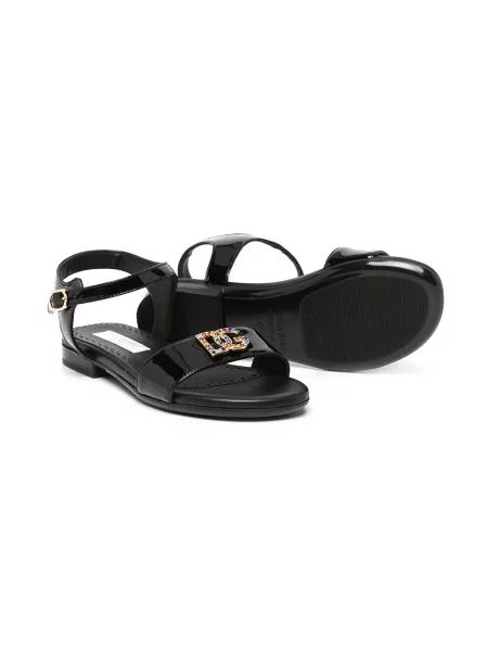 Sandały dziecięce Dolce And Gabbana czarne