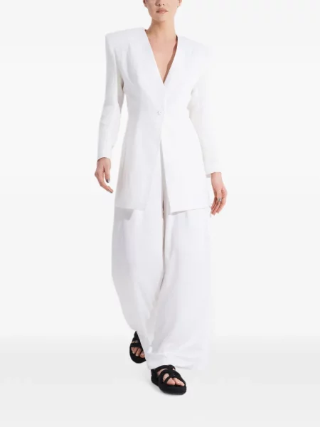 Sacou Tessitura Body Couture alb