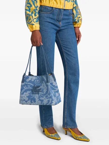 Geantă shopper Etro albastru