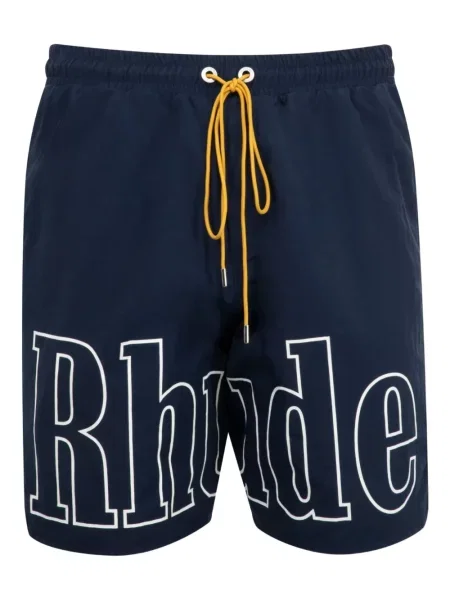 Kratke hlače Rhude s printom plava