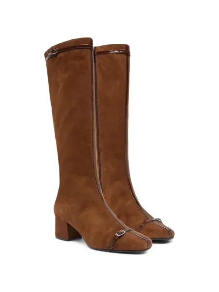 Botine Carel Paris cu cataramă maro