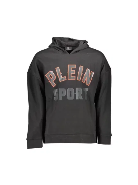Bluza z kapturem Plein Sport z kapturem czarna