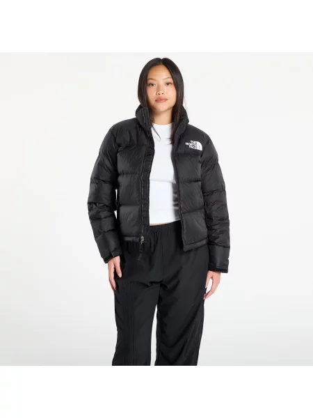 Poddany recyklingowi kurtka puchowa The North Face retro czarna