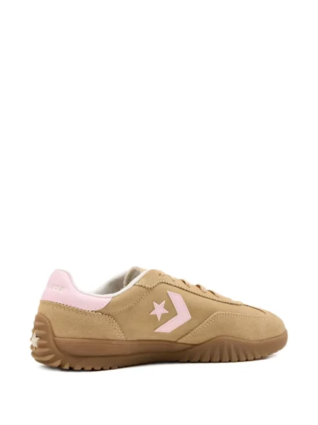 Sneakersy Converse do biegania na platformie srebrne