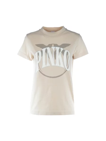 Koszulka Pinko casual beżowa