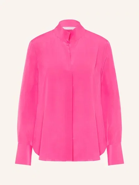 Herzens Jedwabna Bluzka pink różowa
