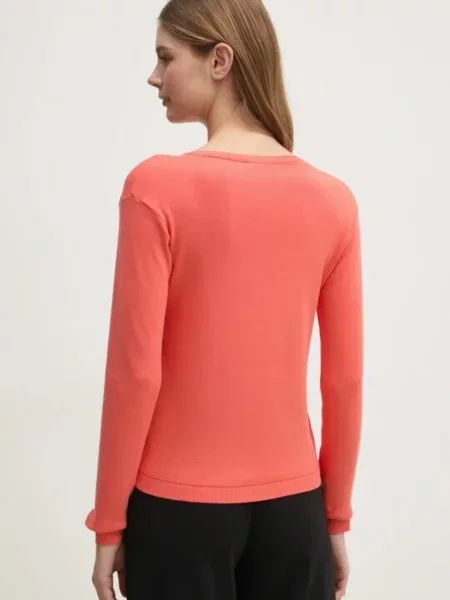 Cardigan Benetton portocaliu