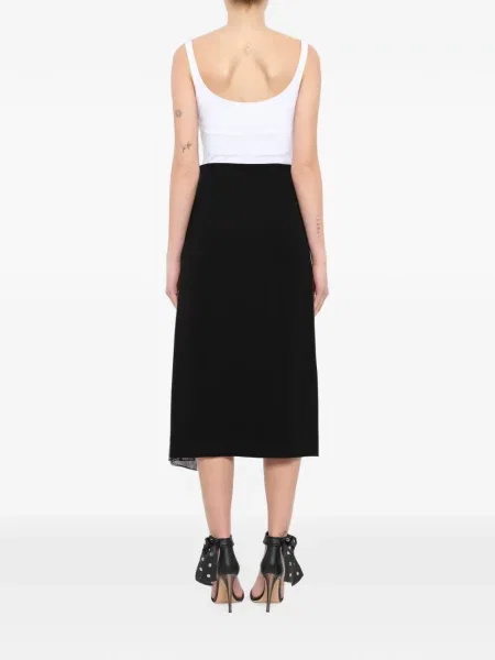 Fustă midi Lanvin negru