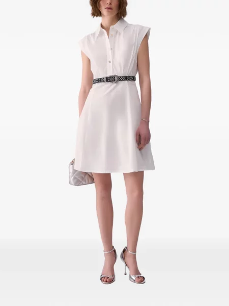 Rochie mini Liu Jo din poplin alb