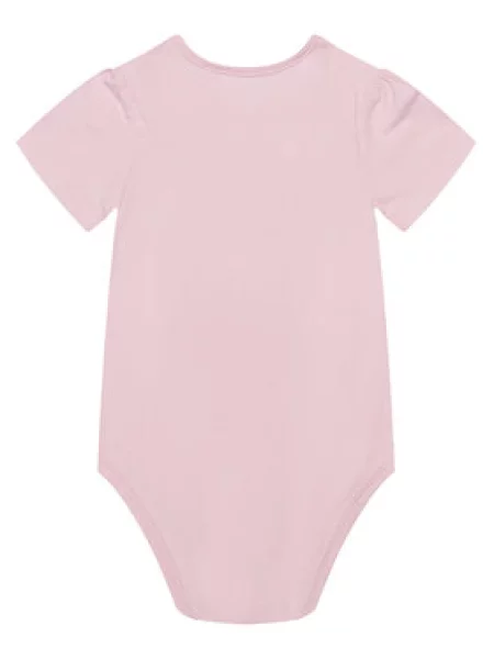 Souprava body a šortky Guess růžové
