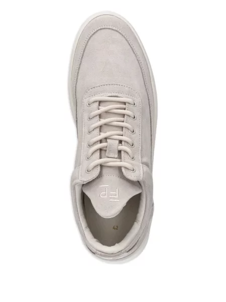 Sneakerși Filling Pieces din piele de căprioară gri