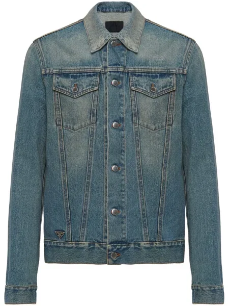 Дънково яке Prada синьо