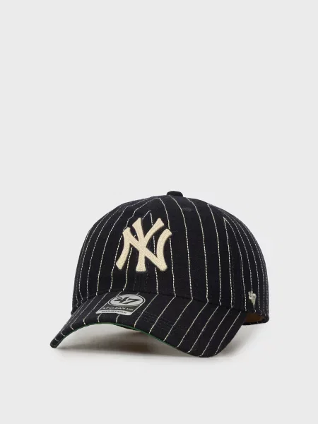 Вовняна смугаста кепка 47 Brand синя