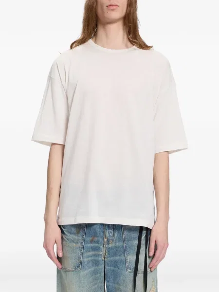 Tricou Ann Demeulemeester cu imagine alb
