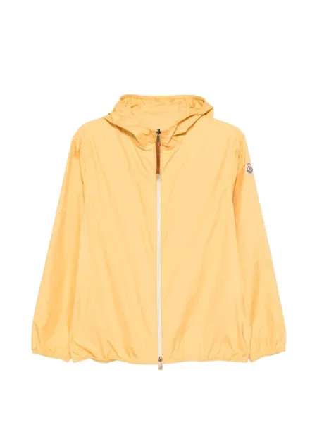 Geacă Moncler cu glugă galben