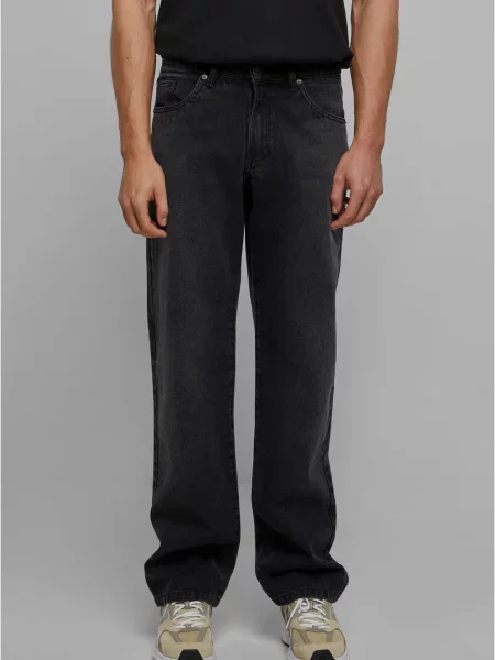 Blugi drepți Urban Classics negru