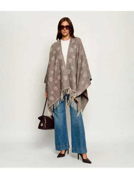 Liu Jo Poncho | Oversize fit bej