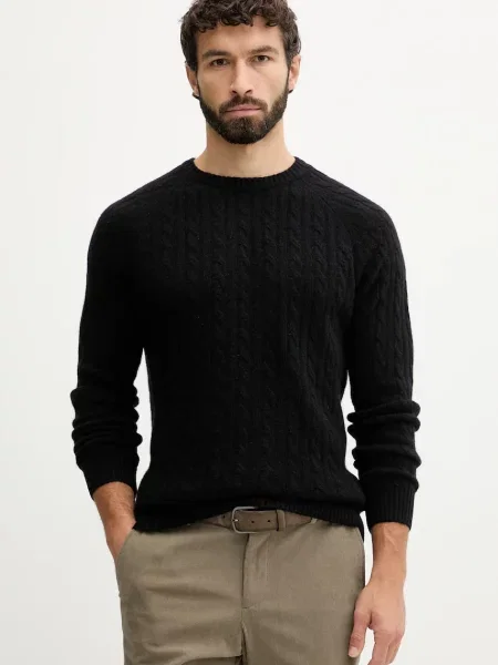 Pulover z dodatkom volne Lindbergh črna