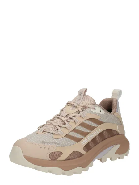 MERRELL Poltopánky MOAB SPEED 2 karamelová / svetlohnedá šedobiela sivá