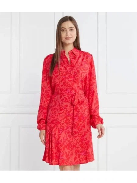 RIANI Rochie cu cordon roșu