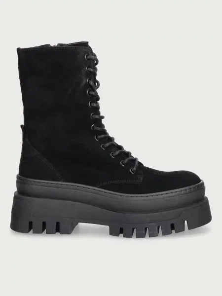 Steve Madden bakancs platformos női velúr Coast fekete