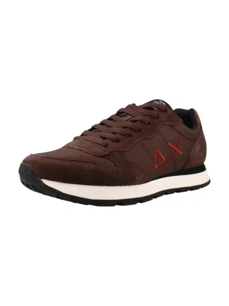 Sneakersy Sun68 brązowe