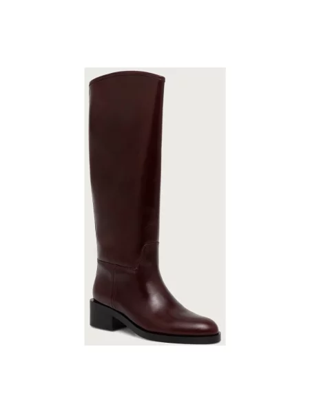 Kozaki Jeffrey Campbell skórzane brązowe