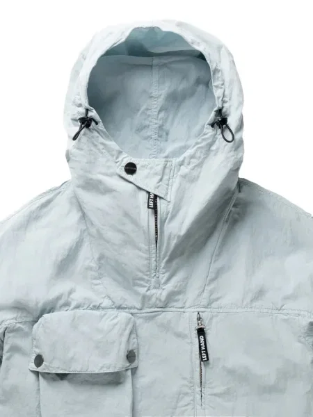 Анорак Left Hand с качулка синьо