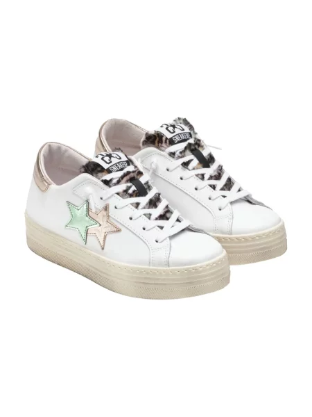 Sneakersy 2star białe
