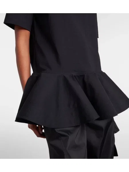 Tricou Alaïa din jerseu negru