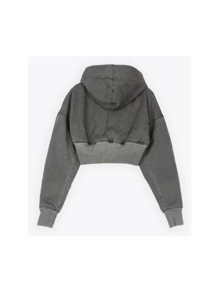 Kurtka Rick Owens z kapturem szara