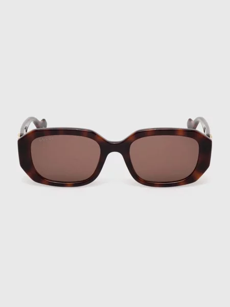 Gucci okulary przeciwsłoneczne brązowe