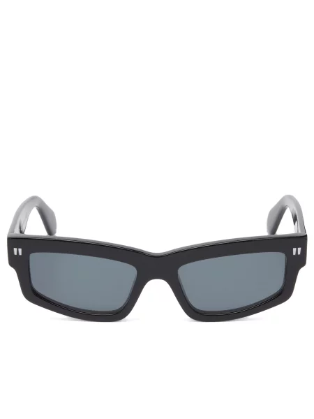 Off White Akcesoria unisex Czarny ONE SIZE Czarne/Szare Kot Okulary przeciwsłoneczne Miramar białe