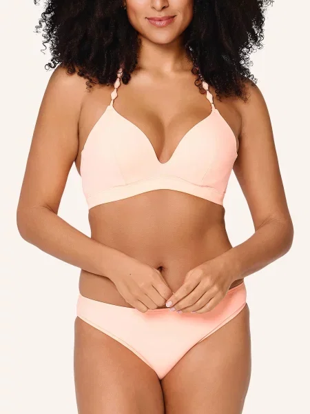 Lingadore Zestaw Bikini Z Wyściełanymi Miseczkami Typu Triangle orange pomarańczowe