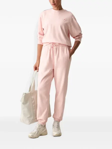 Τρέξιμο παντελόνι Adidas By Stella Mccartney με κορδόνι ροζ