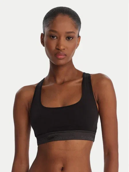 Сутиен Calvin Klein Underwear с изчистен дизайн черно