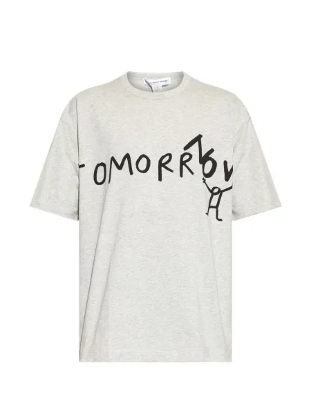 Tricou Comme Des Garçons Shirt cu imagine gri