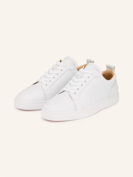 Christian Louboutin Tenisky Louis Junior bílá